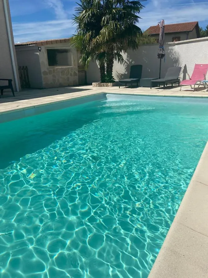 Maison Entiere 4 Lits 8 Pl Avec Jacuzzi Proche Du Safari De Peaugres Anneyron France